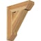 Ekena Millwork Traditional Slat Rough Sawn Bracket, Western Red Cedar, 6"W x 24"D x 28"H BKT06X24X28TRA06RWR - alternate 1